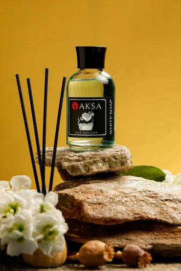 White Soap Aksa Fragrance Diffuser 120ml
